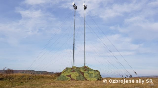 Zabezpečenie spojenia počas cvičenia Slovenský štít 2017