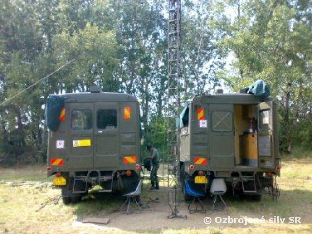 Príslušníci ZaMKIS na medzinárodnom cvičení  Blonde Avalanche 2009