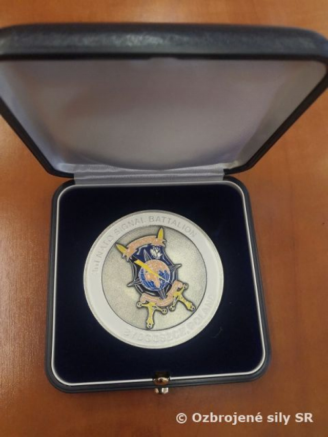 Veliteľ práporu 3. spojovacieho práporu NATO navštívil Základňu nasaditeľných komunikačných a informačných systémov v Ružomberku