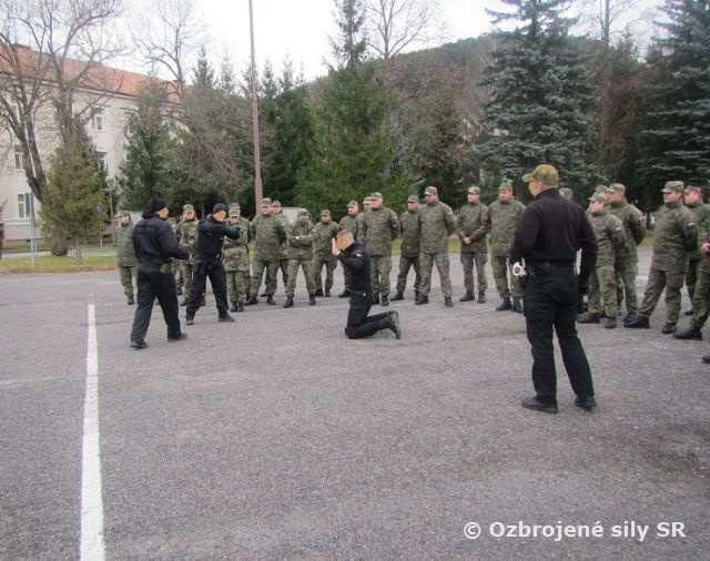 Súčinnostný výcvik s policajným zborom
