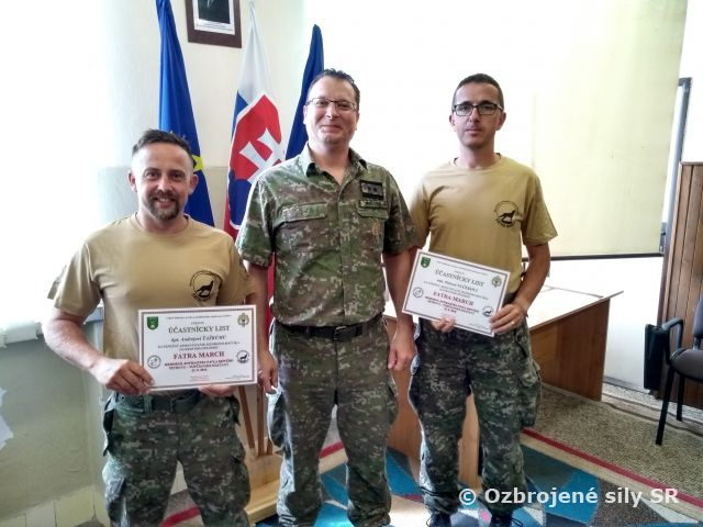 Príslušníci ZNM Nemecká na podujatí FATRA MARCH 2018