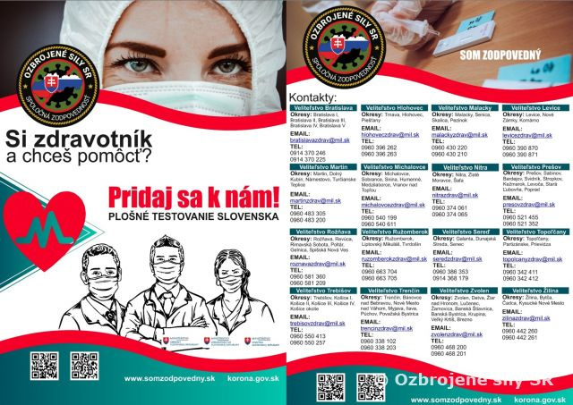 PROSÍME O POMOC ZDRAVOTNÍKOV