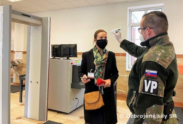 Vojenská polícia plní úlohy v súvislosti s mimoriadnou situáciou