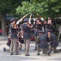 Hostia z Čestnej stráže prezidenta SR