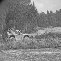 Mechanizovaná rota z Martina cvičí v Lešti boj v meste