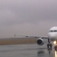 prílet na letisko v Poprade