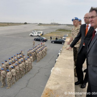 Predseda parlamentu navštívil vojakov na Cypre