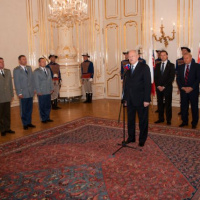 Prezident Slovenskej republiky menoval a povýšil generálov