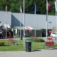 Pohľad na expozíciu ÚHL Ružomberok na MEDIPHARM 2011