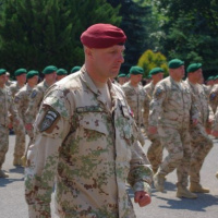 Slávnostné privítanie profesionálnych vojakov po splnení úloh v Afganistane