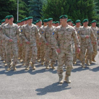 Slávnostné privítanie profesionálnych vojakov po splnení úloh v Afganistane