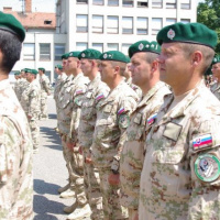 Slávnostné privítanie profesionálnych vojakov po splnení úloh v Afganistane