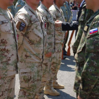 Slávnostné privítanie profesionálnych vojakov po splnení úloh v Afganistane