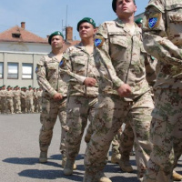 Slávnostné privítanie profesionálnych vojakov po splnení úloh v Afganistane