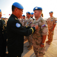Medaily pre slovenských vojakov na Cypre