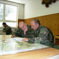 Skupinové cvičenie veliteľov jednotiek