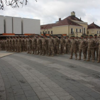 Slávnostné privítanie jednotiek ISAF v Michalovciach