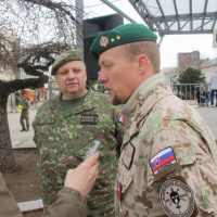 Slávnostné privítanie jednotiek ISAF v Michalovciach