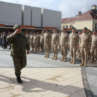 Slávnostné privítanie jednotiek ISAF v Michalovciach