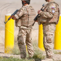 Pracovná návšteva z veliteľstva ISAF