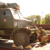 Vagónovanie techniky do opravy