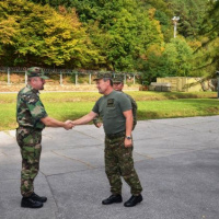 Návšteva Náčelníka Generálneho štábu OS SR počas výcviku chemikov s reálnymi TCHL