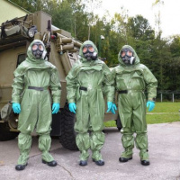 Návšteva Náčelníka Generálneho štábu OS SR počas výcviku chemikov s reálnymi TCHL