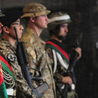 Slávnostné odovzdanie velenia v Uruzgane