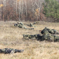 Bojové streľby družstiev 22. mechanizovaného práporu