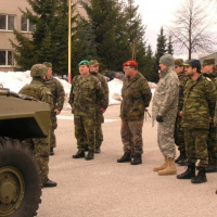 Delegácia Centra výnimočnosti JCBRND v rožňavskom prápore rchbo