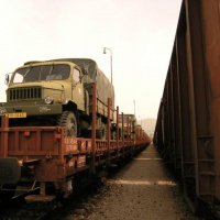 Vagónovanie techniky pred komplexným poľným výcvikom