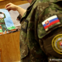 Vojakov maľovalo rekordne veľa detí 