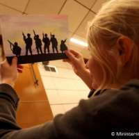 Vojakov maľovalo rekordne veľa detí 