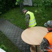 Vojaci pomáhajú pri povodniach