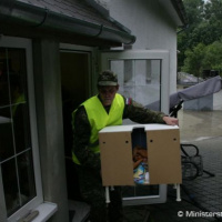 Vojaci pomáhajú pri povodniach