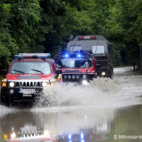Minister obrany a náčelník GŠ navštívili zaplavený Devín