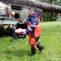 Vojenský vrtuľník prevážal do nemocnice na Kramároch matku s dieťaťom