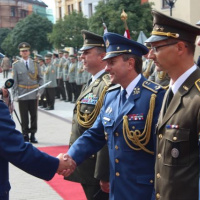 Oslavy Dňa ozbrojených síl SR v Brezovej pod Bradlom