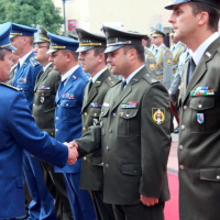 Oslavy Dňa ozbrojených síl SR v Brezovej pod Bradlom