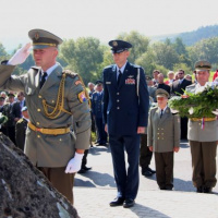 Oslavy Dňa ozbrojených síl SR v Brezovej pod Bradlom