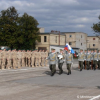 Minister obrany M.Glváč ocenil v Trebišove vojakov po návrate z operácie ISAF v Afganistane