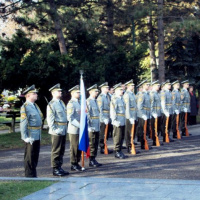 Jednotky Veliteľstva posádky Bratislava na spomienkovom podujatí  pri príležitosti Dňa boja za slobodu a demokraciu