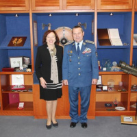 Náčelník GŠ sa stretol veľvyslankyňou Líviou Klausovou