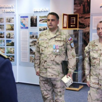 Vojenskí pozorovatelia z Egypta a Sýrie ocenení medailami