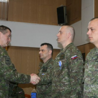 Slávnostný nástup na Veliteľstve 2. mechanizovanej brigády