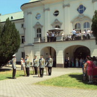 Čestná stráž OS SR a Vojenská hudba OS SR na Úrade vlády